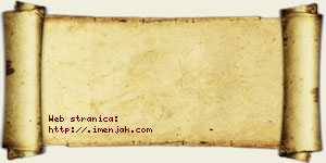 Hana Trnjaković vizit kartica